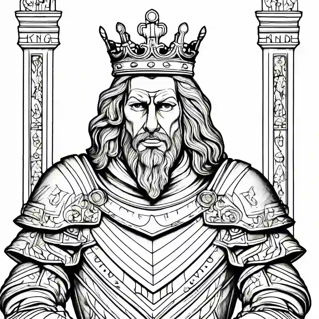 King Richard the Lionheart coloring pages
